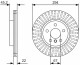 0986479C91 Bosch Тормозной диск