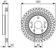 0 986 479 C40 Bosch Гальмівний диск