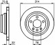 0 986 479 B72 Bosch Тормозной диск