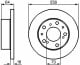 0 986 479 B24 Bosch Гальмівний диск