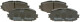 0986494770 Bosch Тормозные колодки для Toyota Yaris