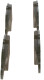 0986494784 Bosch Тормозные колодки