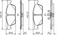 0986494818 Bosch Тормозные колодки