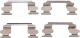 901686 Frenkit Комплектующие дисковых тормозных колодок для Nissan X-Trail