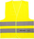 Жилет світловідбивний VAG жовтий дитячий з вертикальними смугами