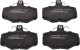 B110560 Denckermann Тормозные колодки