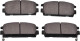 J3610511 Nipparts Гальмівні колодки для Hyundai Terracan