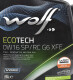 Моторна олива Wolf Ecotech SP/RC G6 XFE 0W-16 5 л на Peugeot 4007