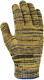 Рукавички робочі Doloni Рябушка трикотажні з покриттям ПВХ жовті