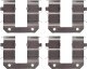 Компоненти дискових гальмівних колодок ERT 420212