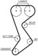 K01T265 Gates Комплект ремня ГРМ