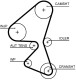 k015688xs Gates Комплект ременя ГРМ