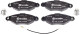 P 56 038 Brembo Гальмівні колодки