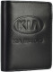 Портмоне-органайзер Poputchik 5070-029 з логотипом KIA колір чорний