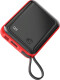 Повербанк Baseus Mini S Digital Display Type-C 10000 mAh 15 Вт красный