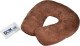 Подушка-підголовник Coverbag Memory foam коричнева без логотипа 481