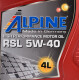 Моторна олива Alpine RSL 5W-40 4 л на Chevrolet Malibu