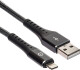 Кабель Zaryad Super Durable CC-72L USB - Apple Lightning 1 м