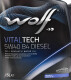 Моторна олива Wolf Vitaltech B4 Diesel 5W-40 5 л на Suzuki Celerio