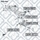 Q0050862 Q-Fix Сайлентблок балки для Chevrolet Aveo