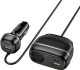 Розгалужувач прикурювача з USB Hoco Z59A Rank 6942007641517