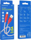 Кабель Borofone BX96 Crystal Silicone BX96CR USB - type-C 1 м
