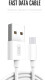 Кабель XO NB47 NB47-TC-1-WH USB - type-C 1 м