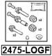 2475-LOGF Febest Ремкомплект гальмівного супорта