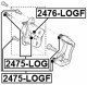 2476-LOGF Febest Поршень тормозного суппорта