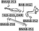 bmab052 Febest Подушка рулевой рейки