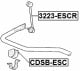 3223ESCR Febest Стойка стабилизатора