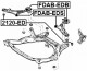 2120ED Febest Шаровая опора для Ford Edge