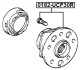 0182UCF30R Febest Комплект ступиці колеса для Lexus LS