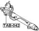 TAB-042 Febest Подушка рулевой рейки