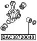 DAC38720040 Febest Подшипник ступицы колеса