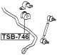TSB-746 Febest Втулка стабилизатора