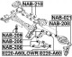 NAB-206 Febest Сайлентблок важеля