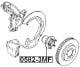 Комплект ступицы колеса Febest 0582-3MF для Mazda 3