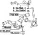 0124-234RH Febest Рычаг подвески
