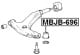 MBJB-696 Febest Ремкомплект шаровой опоры