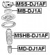 MSHB-DJ1AF Febest Пильник амортизатора