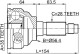 0510-MPVLW3 Febest Граната для Mazda MPV