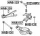 HAB-126 Febest Сайлентблок рычага