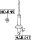 HD-RN5 Febest Отбойник амортизатора