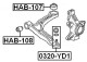 0320-YD1 Febest Шаровая опора