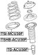 TSI-MCU30F Febest Тарелка пружины