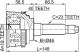 1110-M100A40 Febest ШРУС