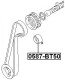 0587-BT50 Febest Натяжной ролик ремня ГРМ