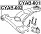 CYAB002 Febest Сайлентблок рычага