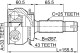 Граната Febest 0410-044A43 для Mitsubishi Outlander